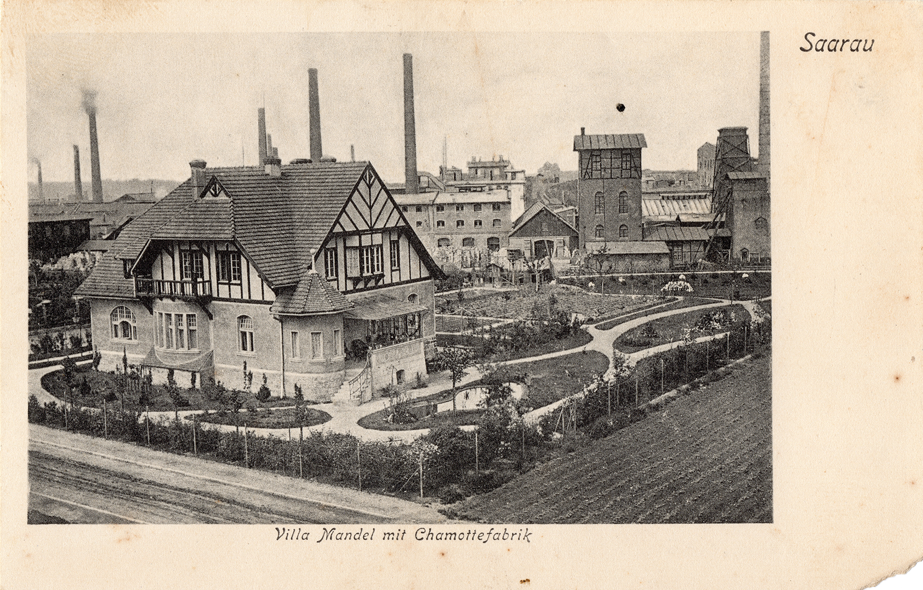 Villa Mandel mit Chamottefabrik 1906 (1)