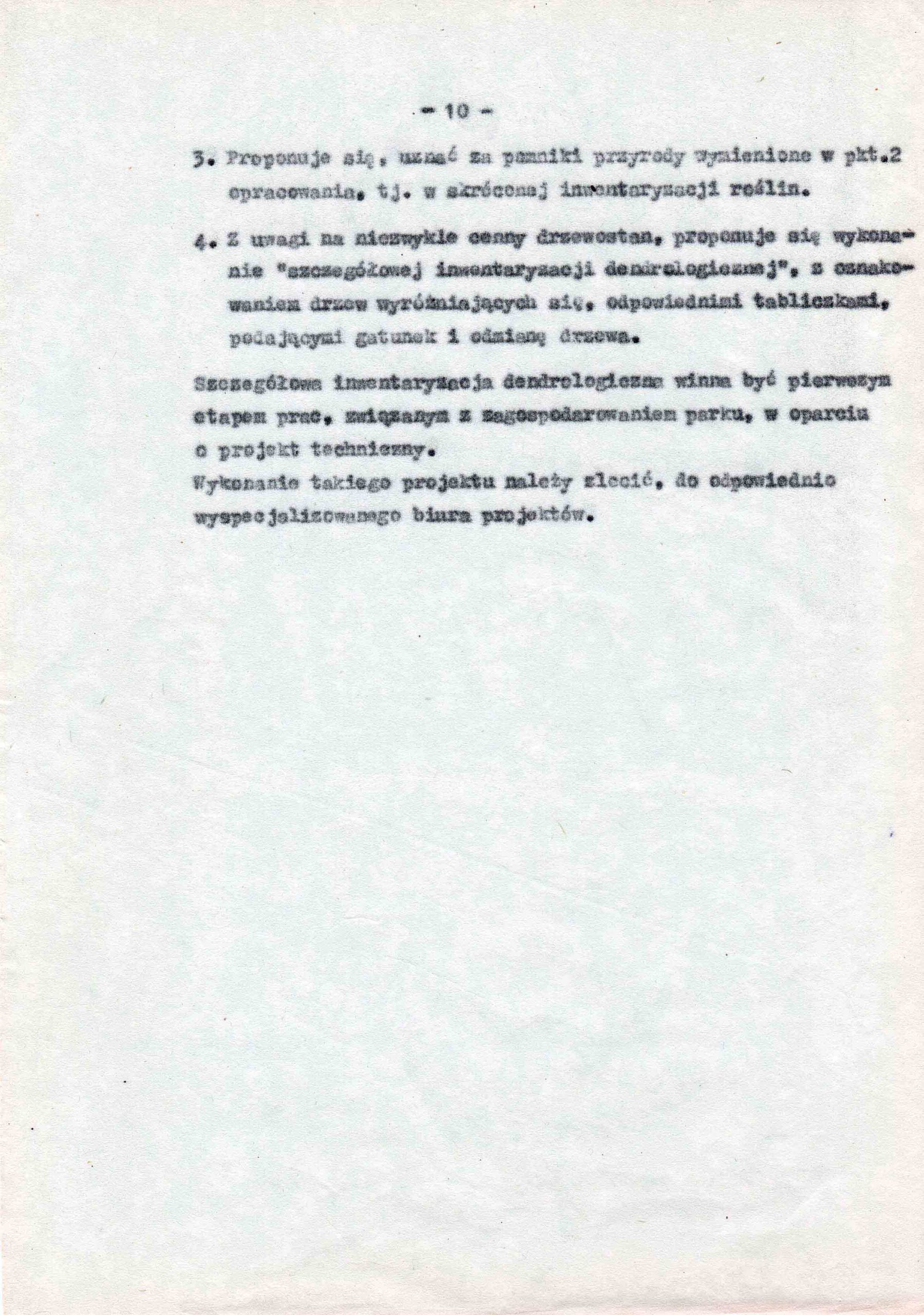 Ewidencja założenia ogrodowo-parkowego 1987 dokument (14)