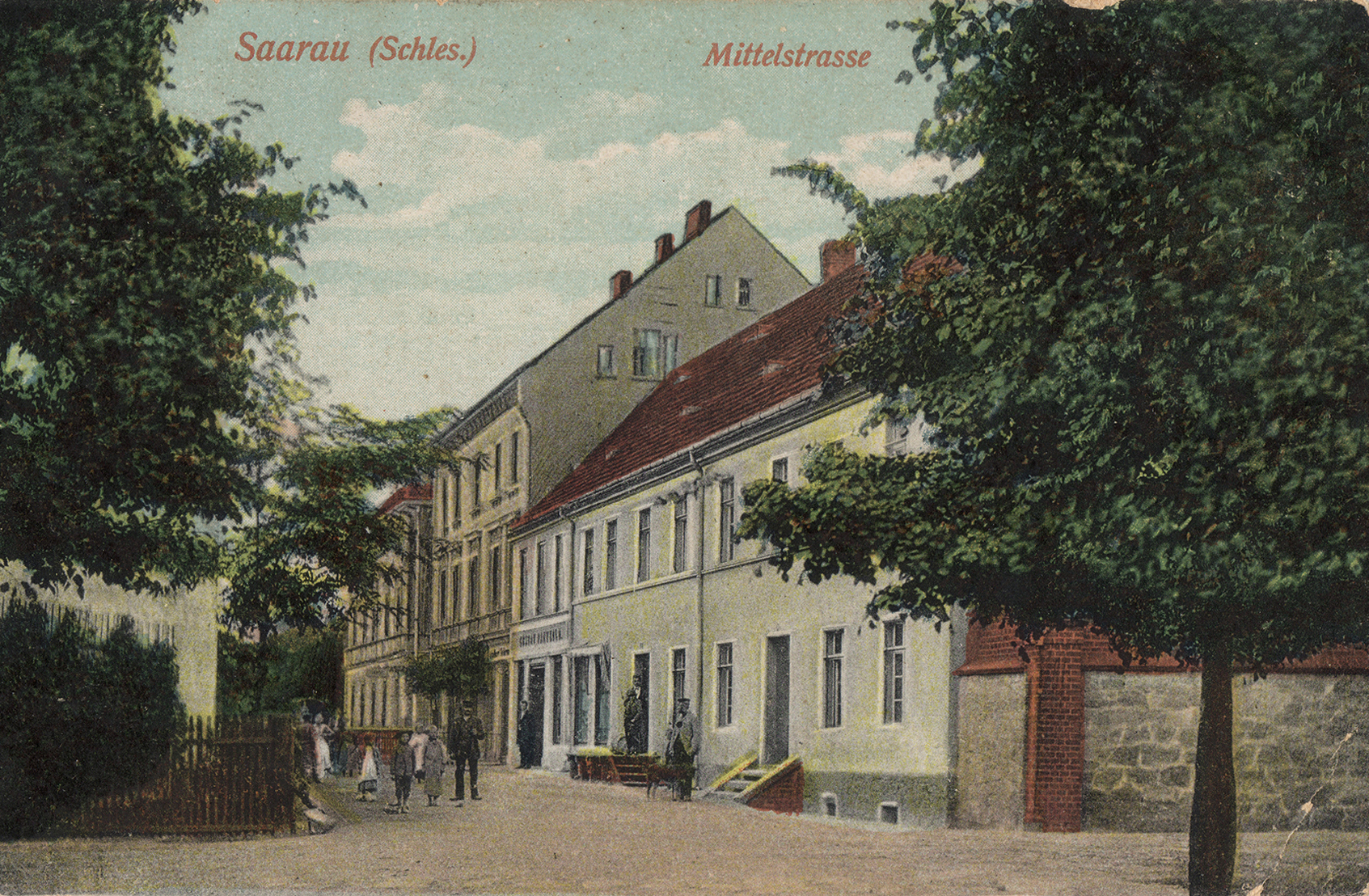 Mittelstraße Saarau 1919)