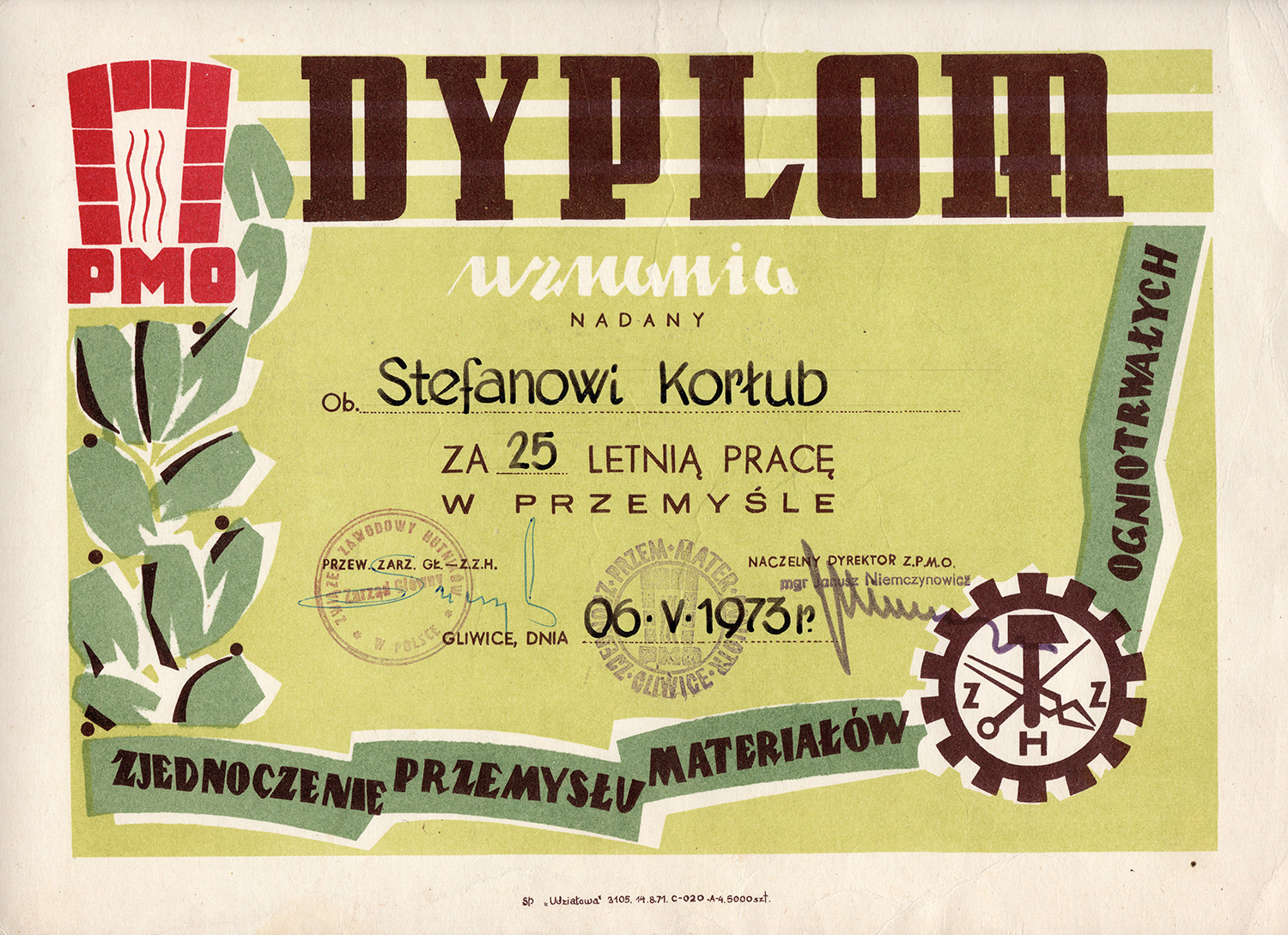 Dyplomy – Korłub 1973-1989 (5)