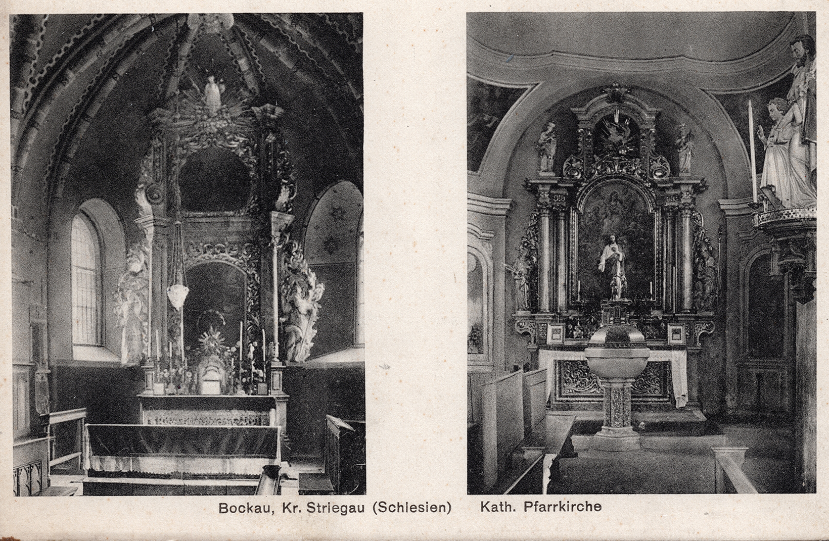 Kath. Pfarrkirche Bockau ok. 1930 (1)